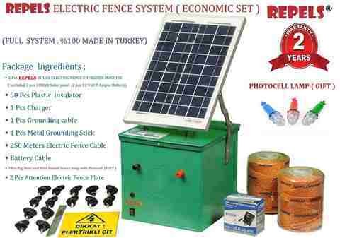 Comment obtenir une clôture électrique avec une batterie et des panneaux  solaires ?