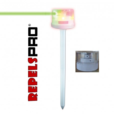 Ahuyentador de Jabalí Solar Powered Green Laser Beam with Red LED